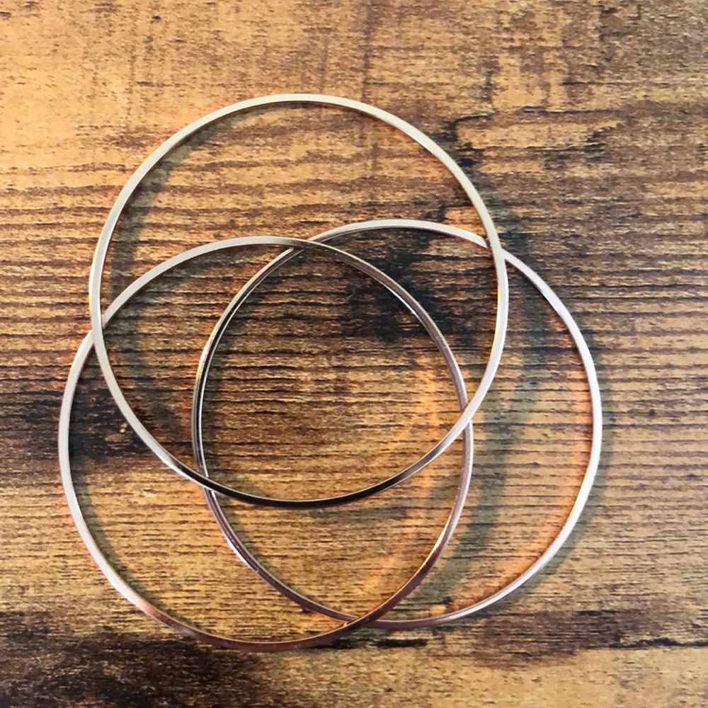 Cynthia Rybakoff rose gold bracelets